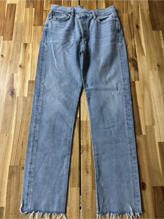 Agolde Denim - AGOLDE Criss Cross Straight Jeans